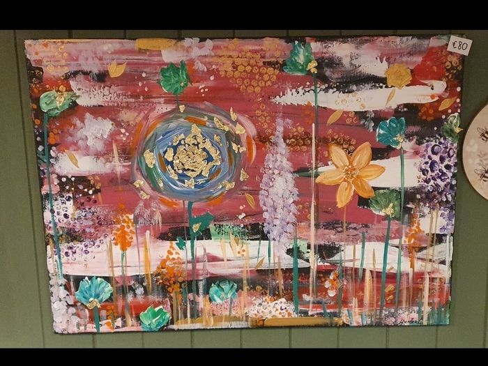Original hand painted picture on canvas.