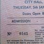 Big Country Live At City Hall Cork,  Ireland 5th January 1989. Image 8