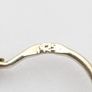 925 Vintage Sterling Silver Bowtie Earrings Image 4