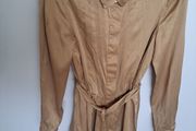 LK Bennett camel 100% silk dress uk 10 M