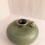 Vase Pottery vintage/antique turquoise Steuernagel handmade master company hand made in Germany great gift present display decor signature mini mouse Image 3