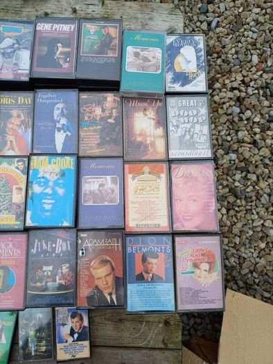 Collection of Vintage Music Cassettes