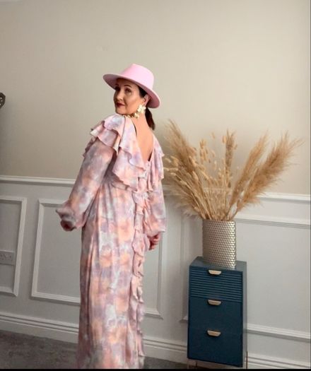 floral maxi dress