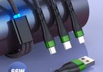 3in1 Super Charging Micro USB Type-C Lightning Fast Charger Cable Multi Port For Samsung and Apple