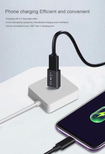 USB 3.1 Gen 2 (10 Gbps) Type-C (Female) to Type-A (Male) Adapter Convertor (Brand New/Warranty)