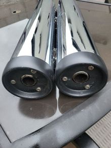 Indian Scout Sixty Exhaust muffler 1263511-1562 Polaris Standard Chrome Exhausts