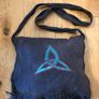 Blue Canvas Shoulder Bag Image 5
