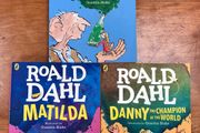3 Books by Roald Dahl, The BFG, Matilda &amp; Danny Champion of The World