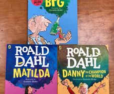 3 Books by Roald Dahl, The BFG, Matilda & Danny Champion of The World