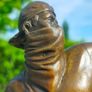 Rose Thrower - Bronze, Marble, Signed Image 4