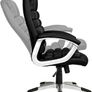 Executive Office Chair Swivel Chair With Padded Armrests Black Nationwide Delivery Image 4