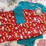 frugi organic cotton dungarees and long sleeve vest 12-18m Image 3