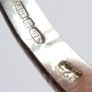 Vintage 925 Sterling Silver Ring with Pink and Clear Stones size Q - 3,0g Image 6