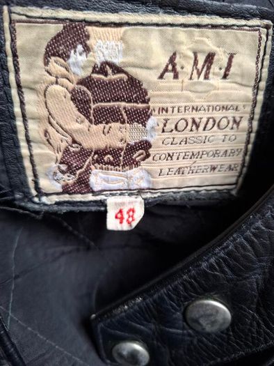 Leather biker Jacket