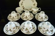 Crown Trent Fine bone China Staffordshire England tea coffee set. Complete 21 piece set
