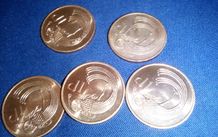 1971 Irish Pennies. Uncirculated.