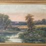 Art - Vintage Oil on Board  ( C. Reilly) Image 2