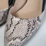 PROFILE python and plain black high heels Sz 7UK (Fit 7-7.5UK) Image 5
