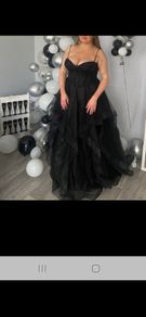 Beautiful Black studded and glitter Debs dress