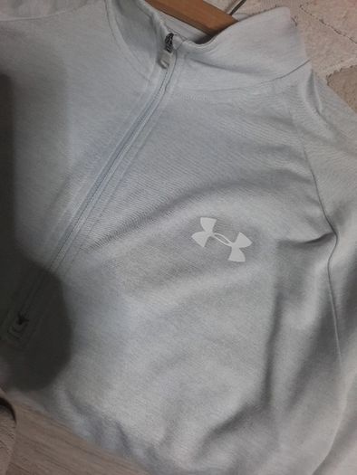 Grey under armour 1/2 zip