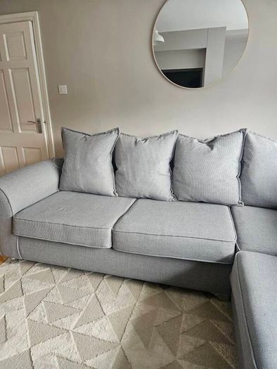 Large Grey Corner Sofa