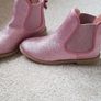 BNWT Girls Sparkly Chelsea Boots Image 2