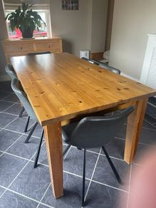 Solid Wood Kitchen Table for Sale
