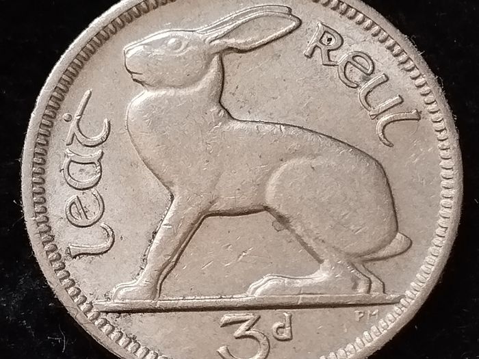 Ireland - 1968 - 3 Pence - KM.12a - [994]
