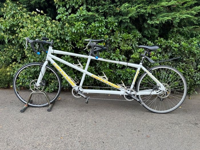 Cannondale USA Aluminium White Tandem Road Bike