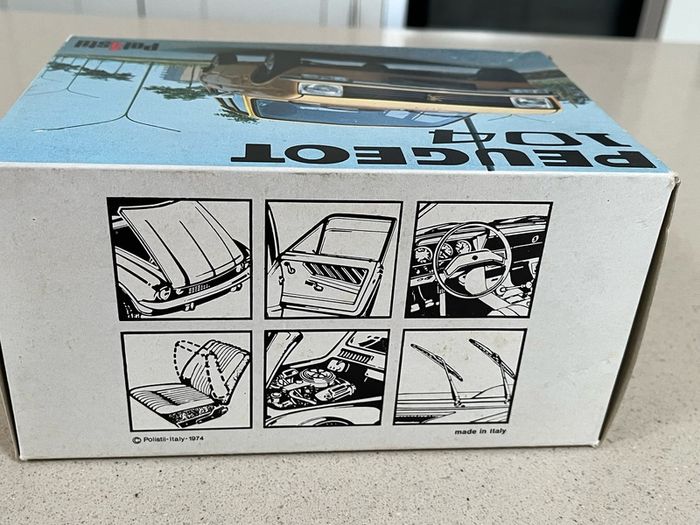 Peugeot 104 Scale 1/25 Polistil Year 1974 Very Rare