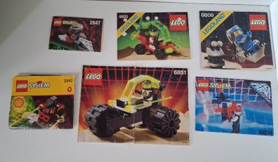 Lego classic space instructions lot