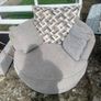 Corner Sofa with pouffe & swivel chair Image 10