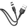 Hoco X52 Sereno Magnetic Lightning Charging Cable 1M Black Image 2