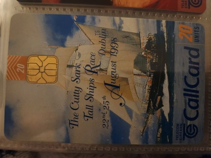 Cutty Sark Tall Ships Race callcard