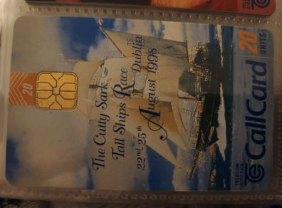 Cutty Sark Tall Ships Race callcard