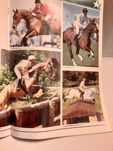 old 1984 Olympic special horse magazine
