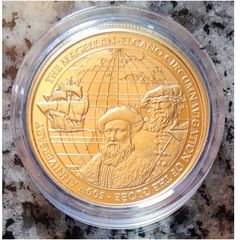 Malta 50 Euro Gold (.916) Proof Coin 2022 - The Magellan-elcano Circumnavigation of the Globe 500th Anniversary