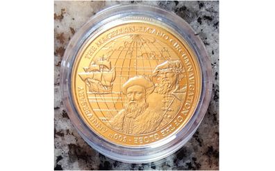 Malta 50 Euro Gold (.916) Proof Coin 2022 - The Magellan-elcano Circumnavigation of the Globe 500th Anniversary