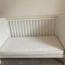Boori Alice White Cot Bed & John Lewis Mattress Image 6
