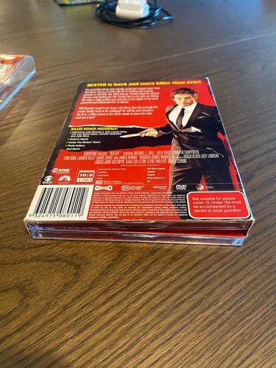 Rare Dexter The Complete Season 3 Dvd Boxset blood Slipcase