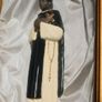 Framed Plaster Statue of St Martin de Porres - Peruvian Dominican Lay Brother - Canonised 6th May 1962 - Figure of St Martin Image 3