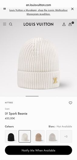 beanie Louis Vuitton