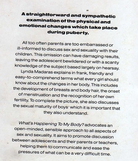 What's Happening To My Body - A Growing-up Guide For Parents And Daughters