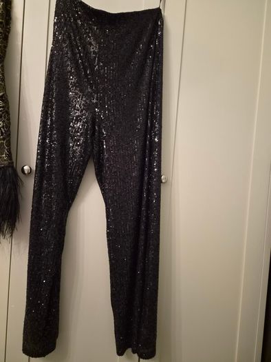 sequin trousers