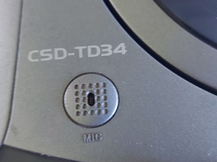 AIWA Compact Disc Stereo Radio Cassette Recorder, Model CSD-TD34K, Only Radio works, also portable, i.e. Takes Battery