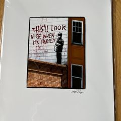 New Banksy 'Mission 1' Digital Print