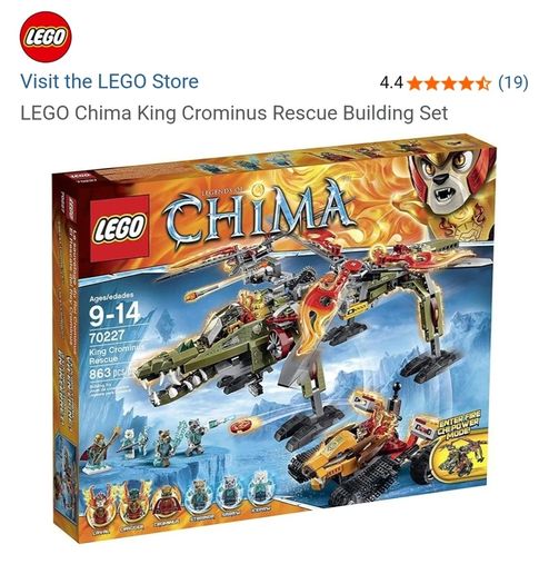 80 Euro Each!! - Lego Legends of Chima - Retired Sets