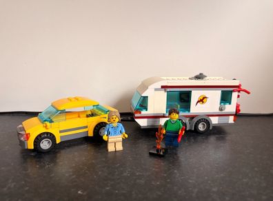 Lego City Car and Caravan Retired Set