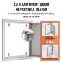 Door, 457x533 mm Single Outdoor Kitchen Door, Stainless Steel Flush Mount Door, Wall Vertical Door with Recessed Handle Image 3