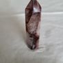 Agate obelisk red,white Image 4
